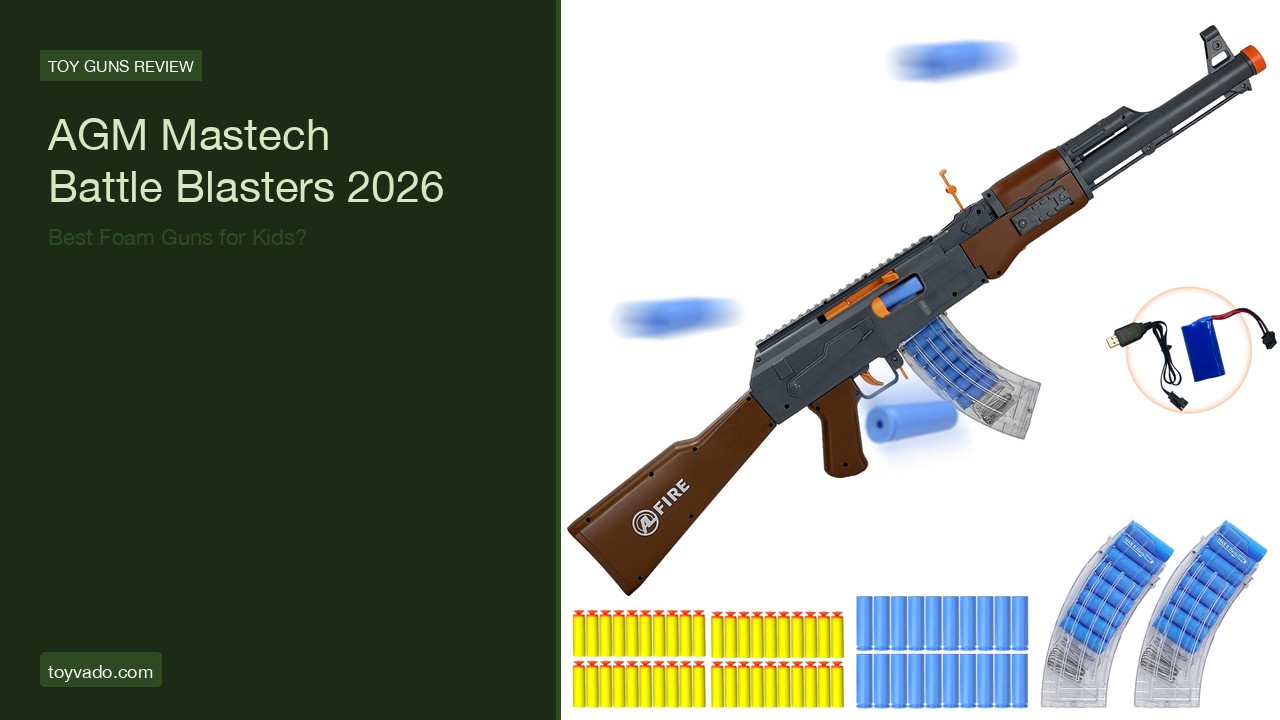 AGM Mastech Battle Blasters Review: Best Foam Guns for Kids 2026?