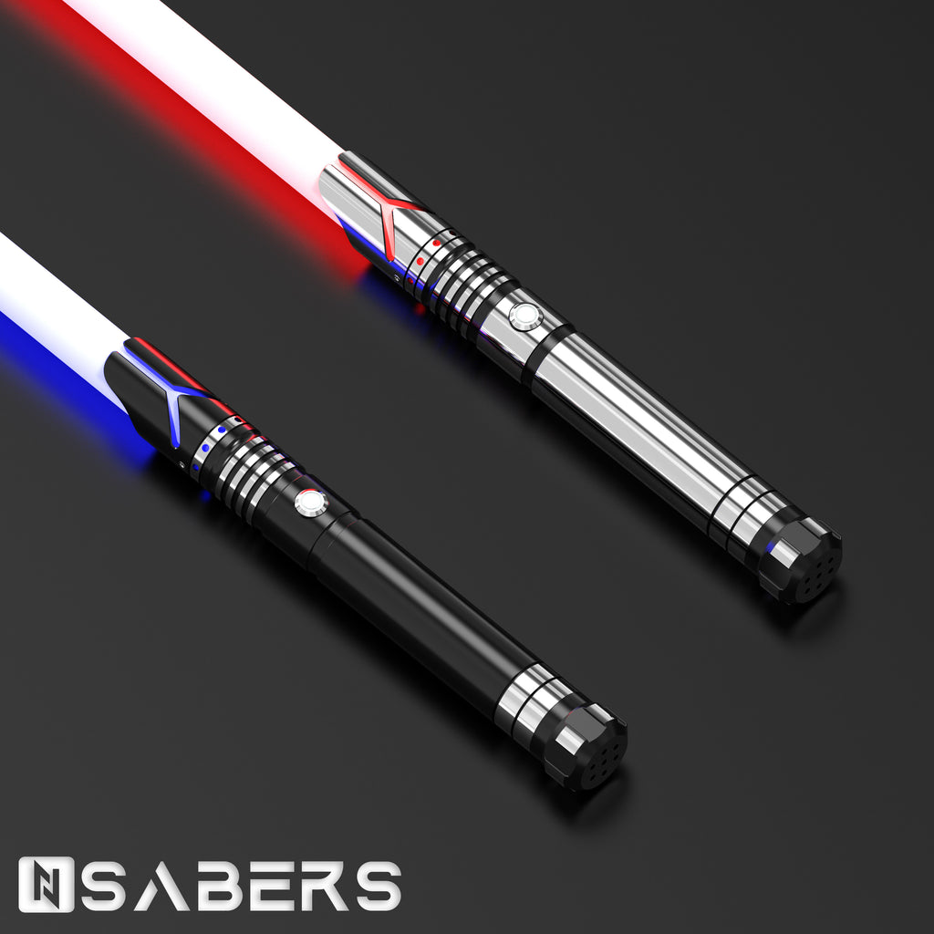 NSabers Mandalorian neopixel lightsaber with glowing blade